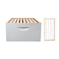 Assembled-Super-Honey Box With Assembled Wired Frames 8 Frames