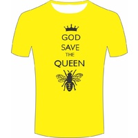 T Shirt Yellow -God save the queen