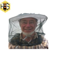 Veil wire round with hat