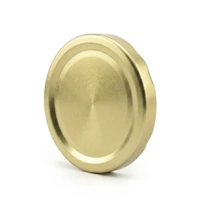 63mm Gold metal lid, for 300ml hexagonal jars