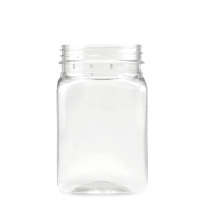 400ml Square PET jar