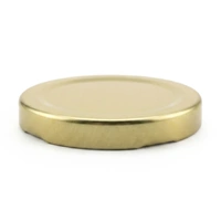58mm metal lid, for 190ml hexagonal jars