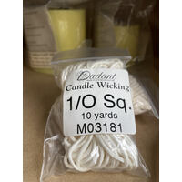 Candle Wick 1/0 Square 30ft