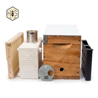 5-Frame Live Bee Nuc Colony with Young Queen, Frames & Feeder