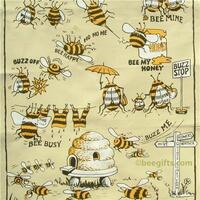 Comic Bee Tea Towel