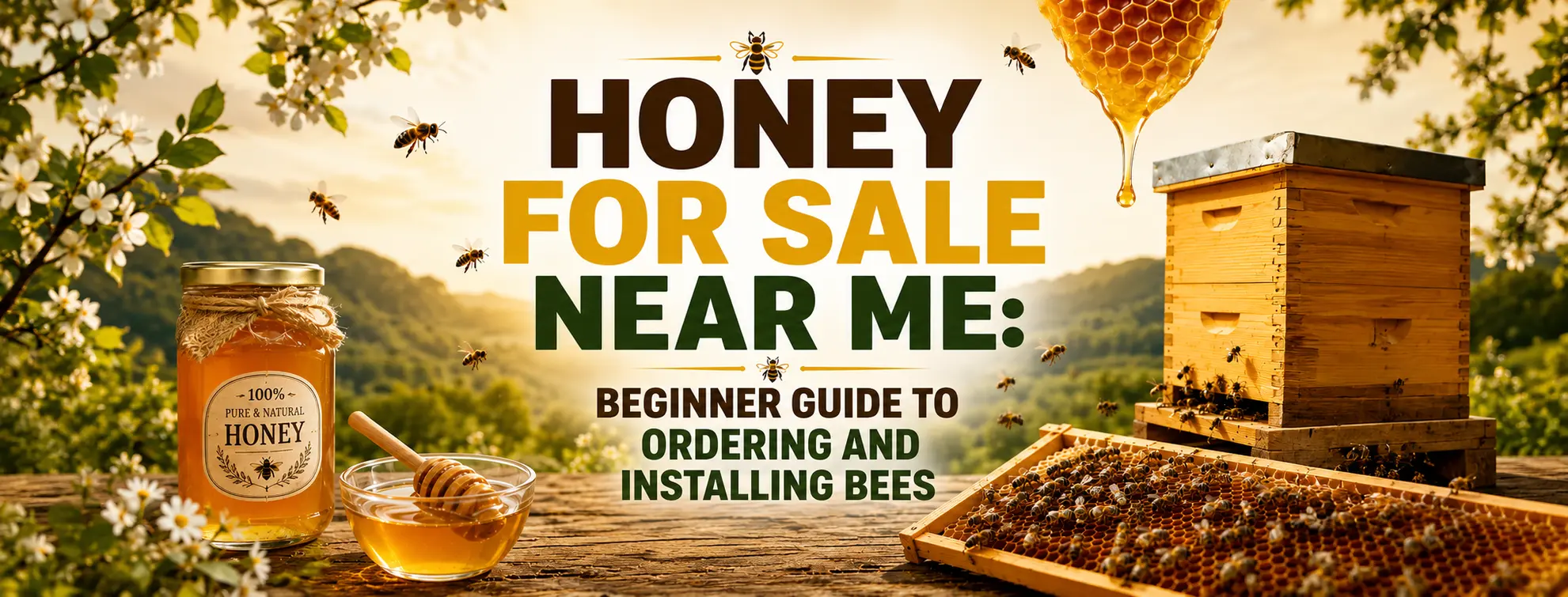 Honey for Sale Near Me: Beginner Guide to Ordering and Installing Bees