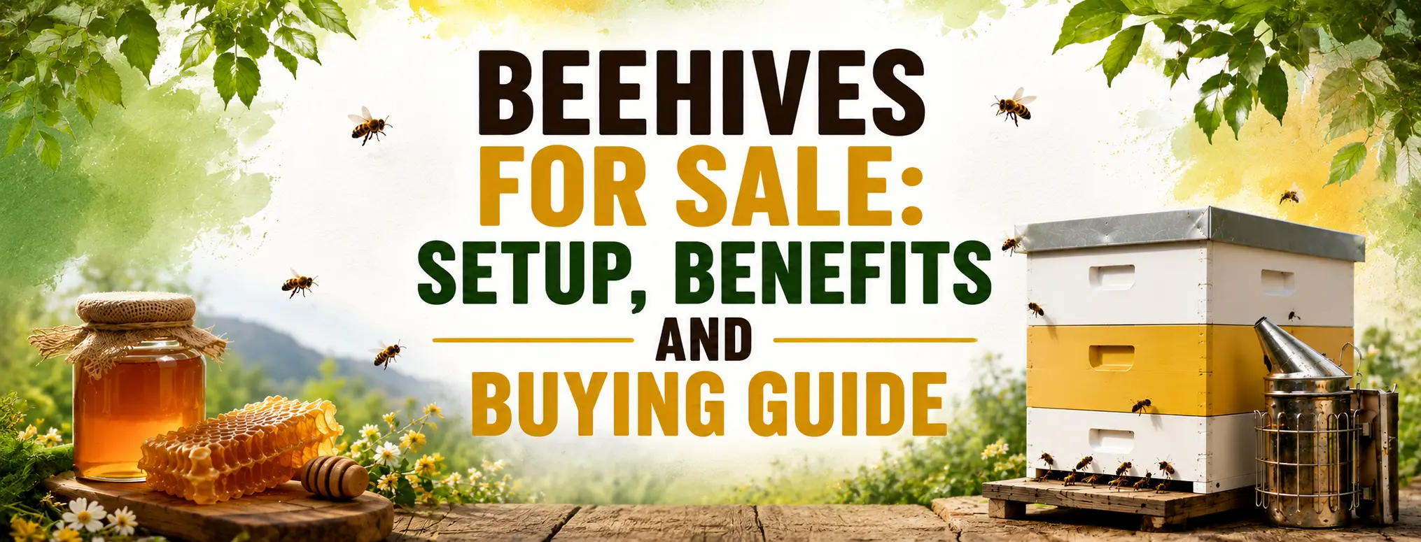 Beehives for Sale: Setup, Benefits and Buying Guide