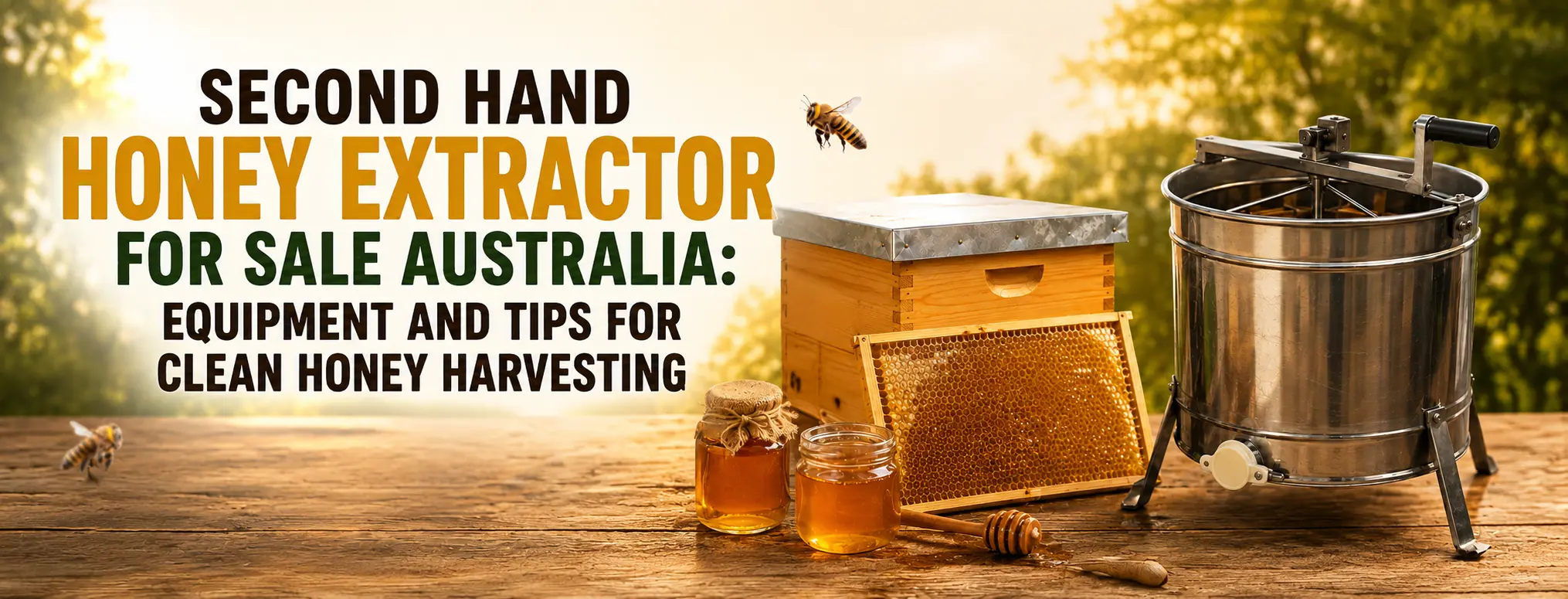 Second Hand Honey Extractor for Sale Australia: Equipment and Tips for Clean Honey Harvesting