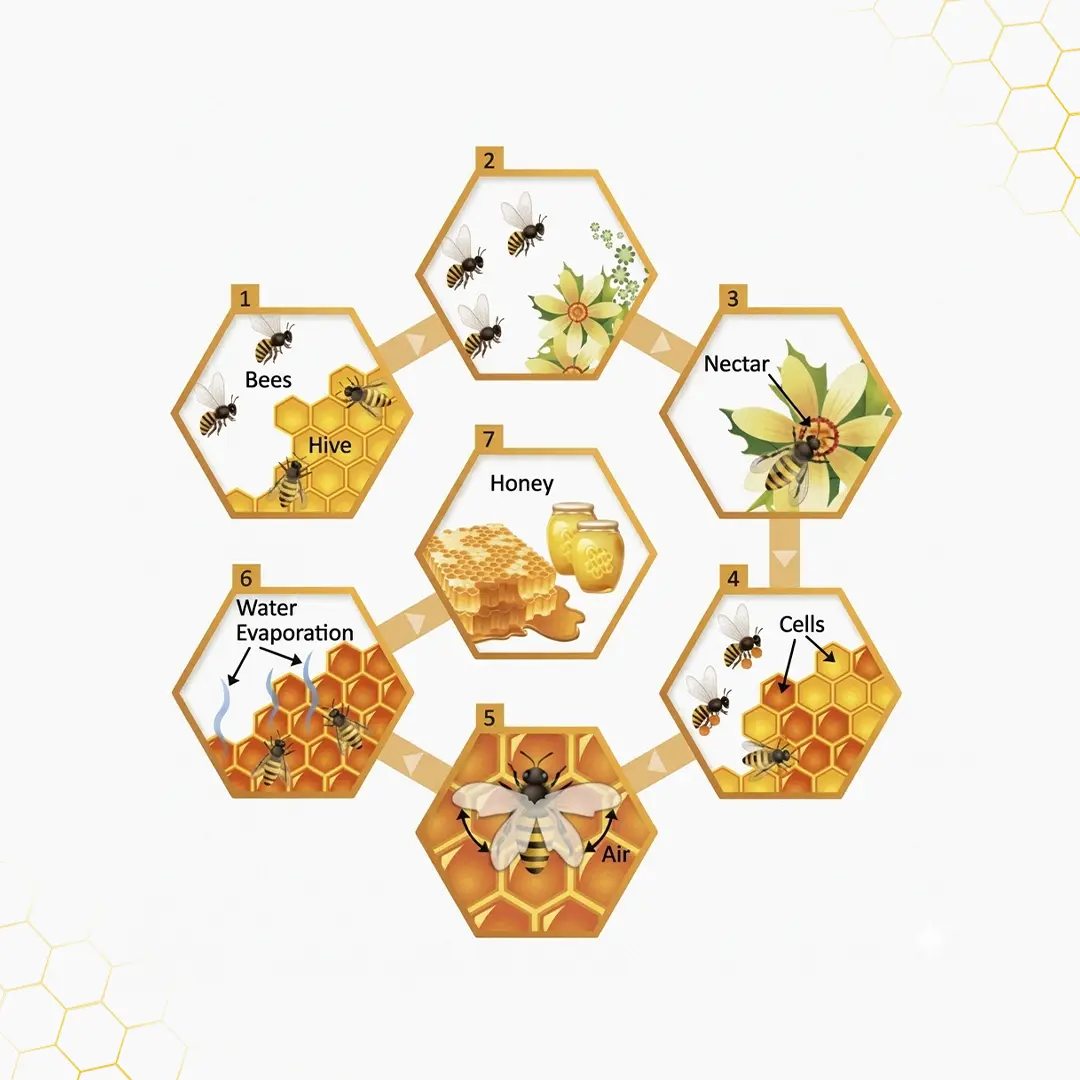 How Honey Is Made: Simple Guide to the Honey-Making Process