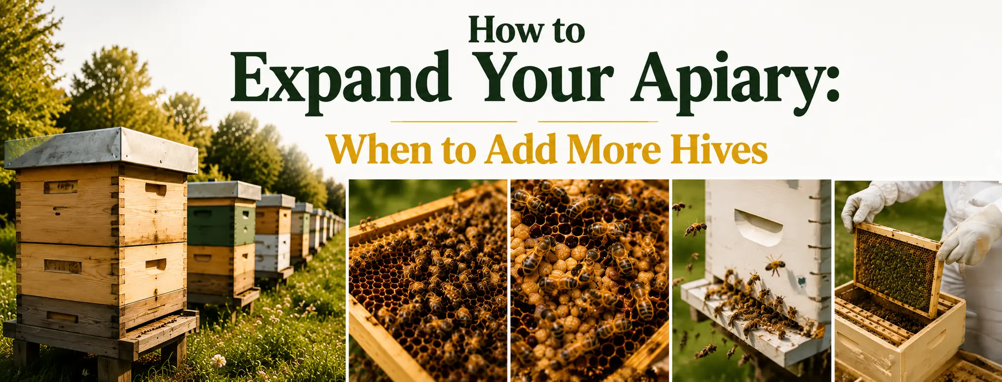 How to Expand Your Apiary: When to Add More Hives