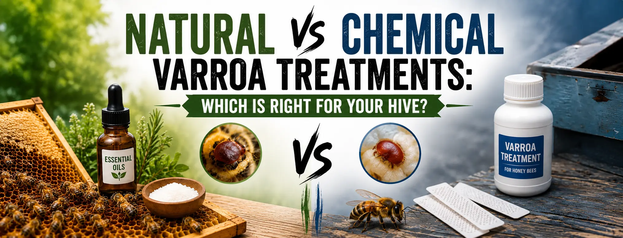 Natural vs Chemical Varroa Treatments: Which Is Right for Your Hive?