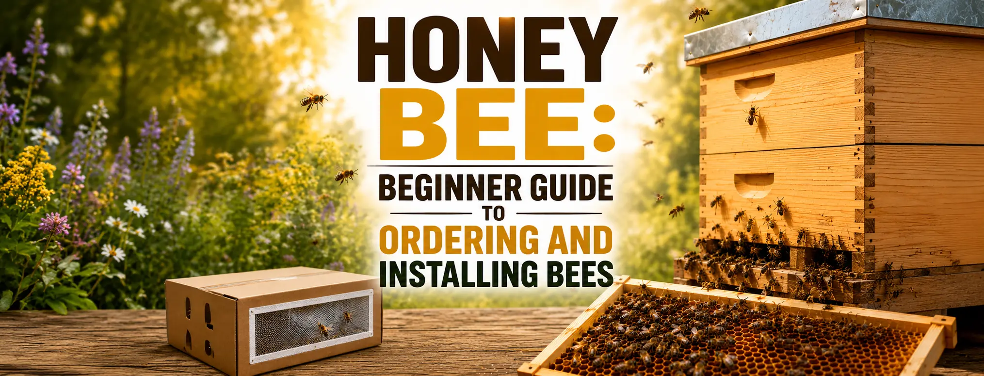 Honey Bee: Beginner Guide to Ordering and Installing Bees