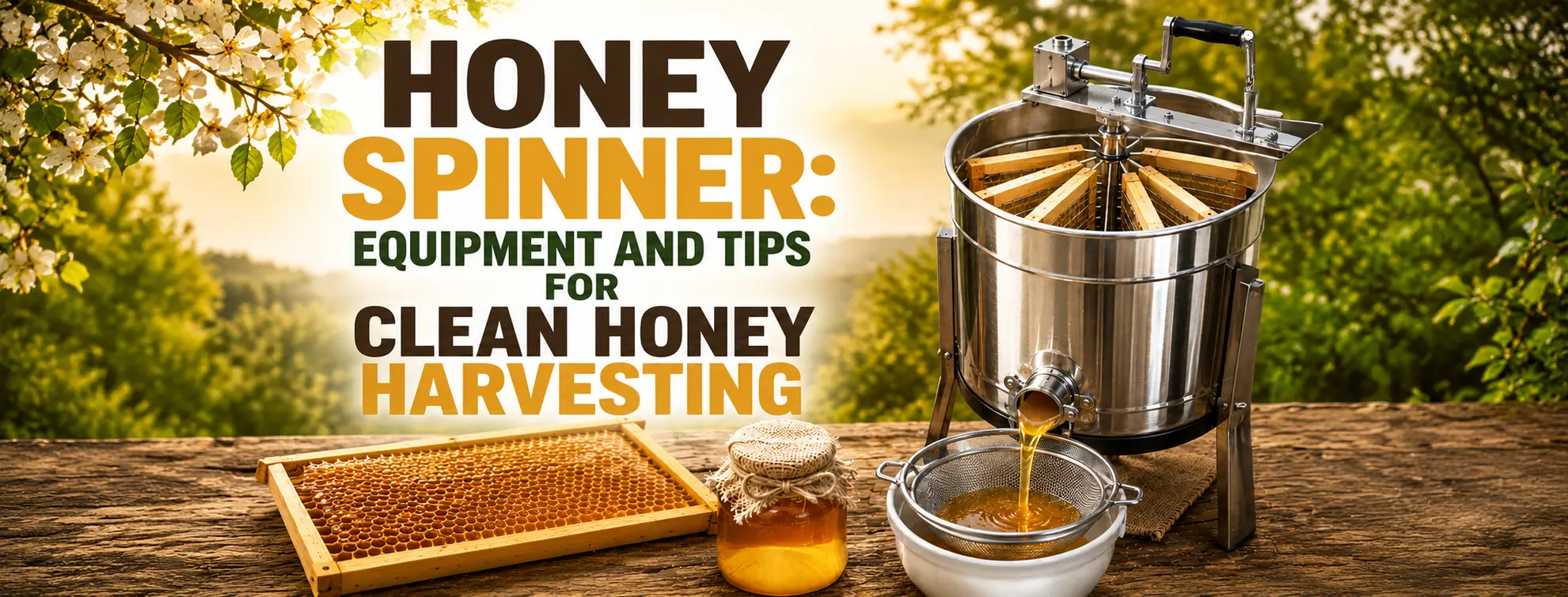 Honey Spinner: Equipment and Tips for Clean Honey Harvesting